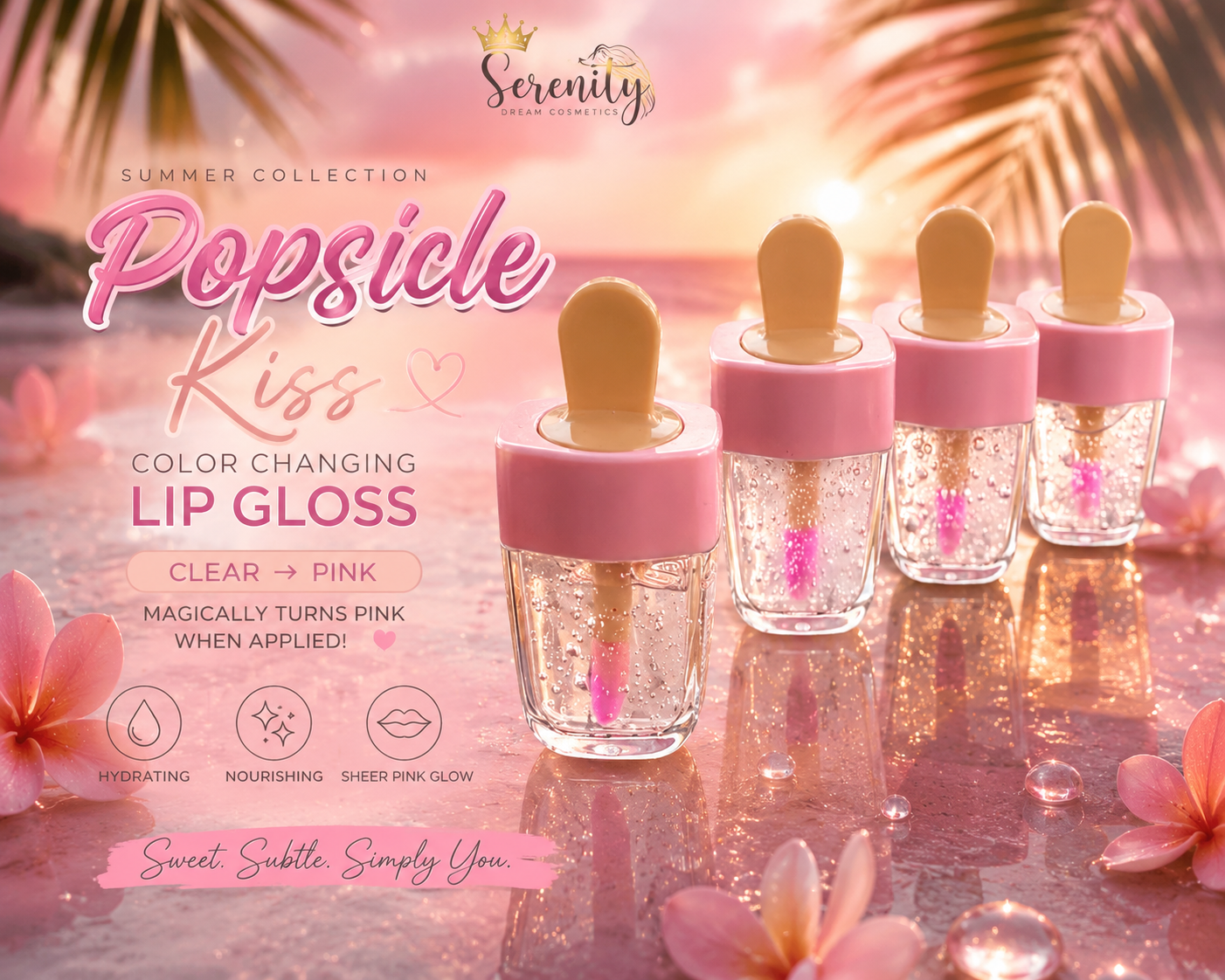 🍭 Popsicle Kiss™ Color-Changing Lip Gloss